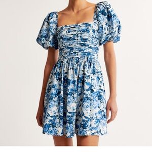 Emerson Poplin Puff Sleeve Mini Dress